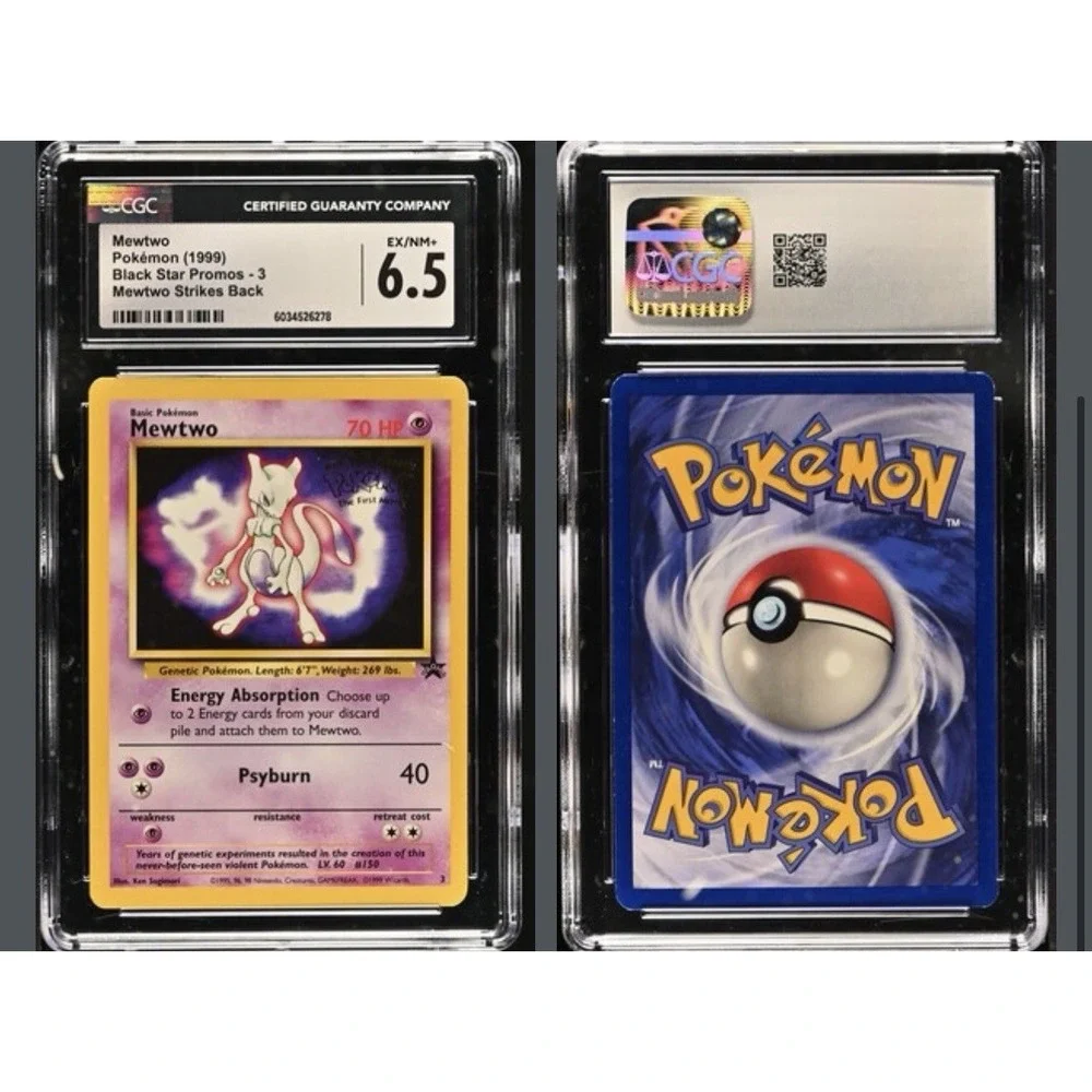JACGC Mewtwo Pokémon (1999) Black Star Promos - 3 Mewtwo Strikes Back